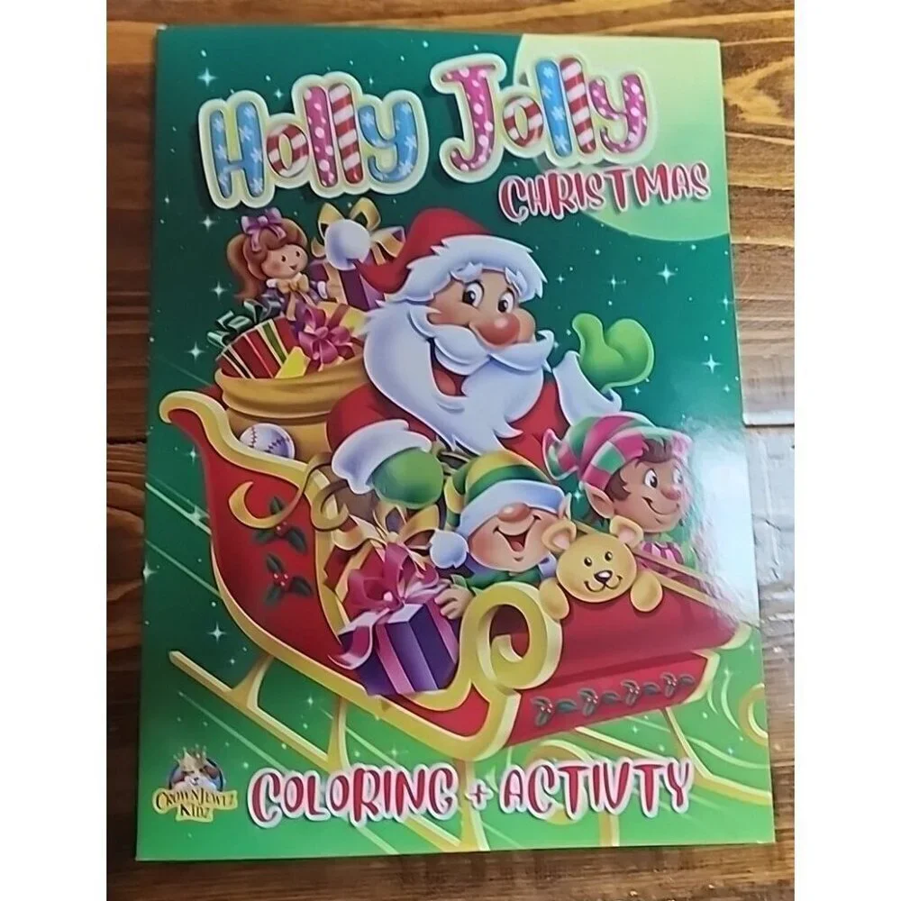 4 Christmas Coloring And Activity Books Great Stocking Stuffier Gift